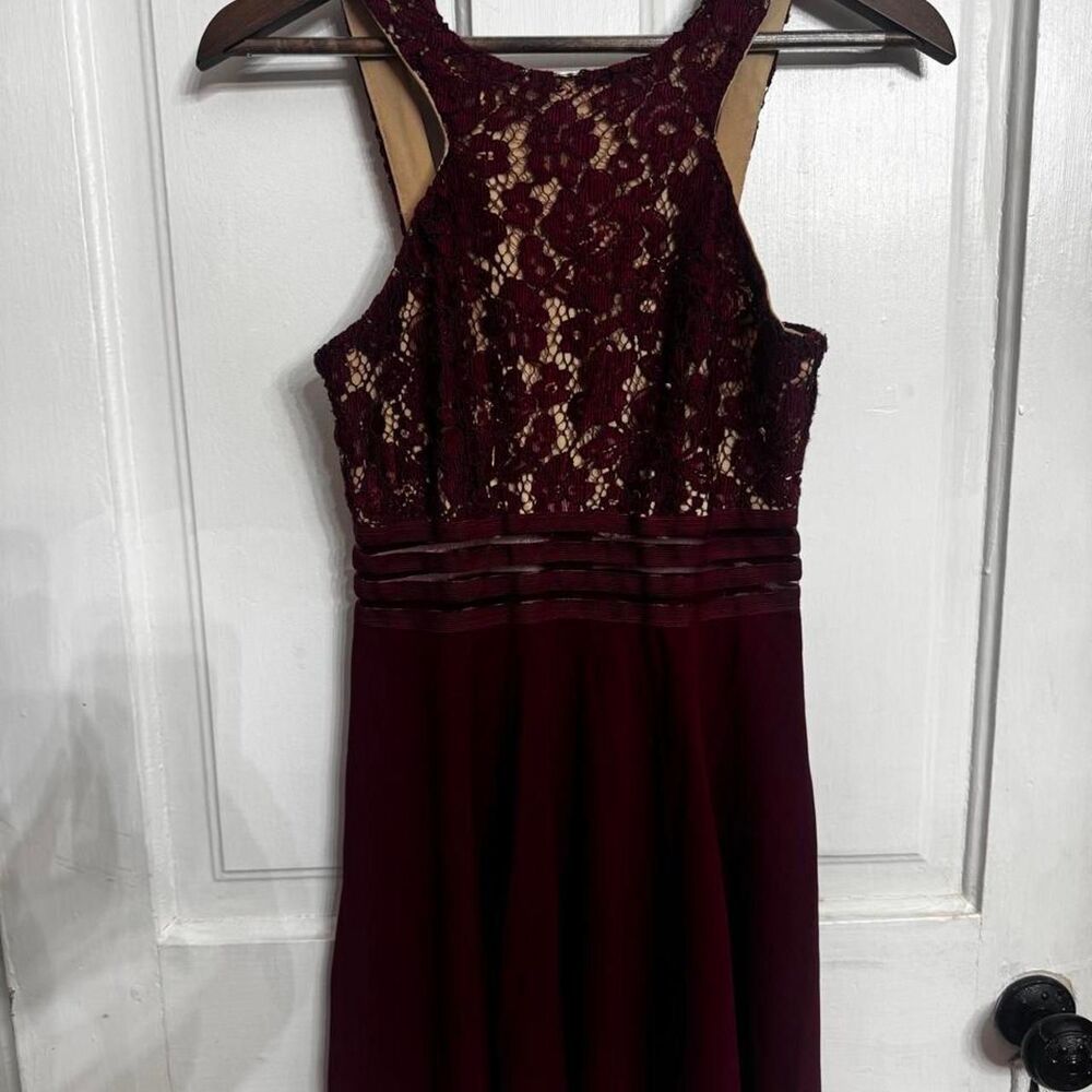 Speechless Women's Burgundy and Red Dress